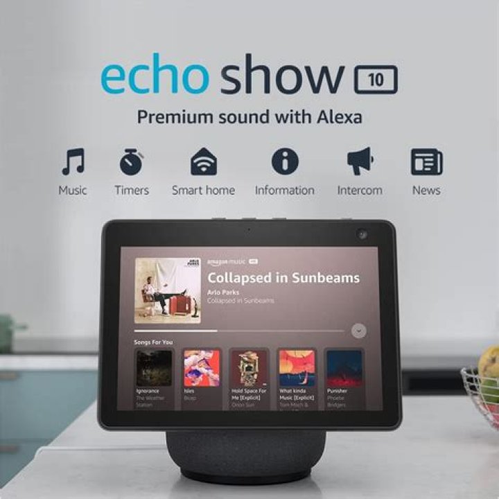 Amazon Echo Show 10 Backyard