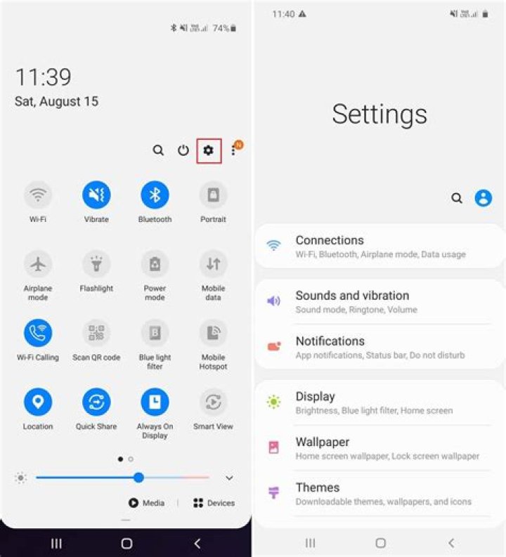 Android 11 Settings Screenshot