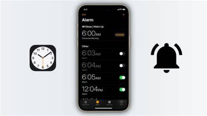 Android alarm on nightstand