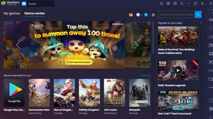 Bluestacks Game Center