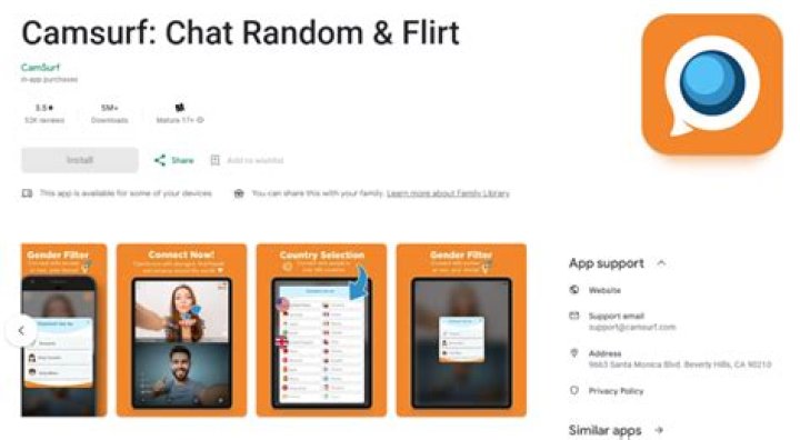 Camsurf Chat Random & Flirt Apps on Google Play