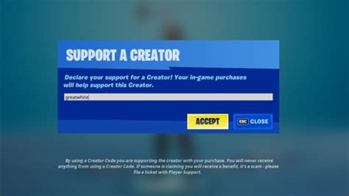 Can you lose your support a creator code?