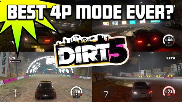 Can you play DiRT 4 split-screen?