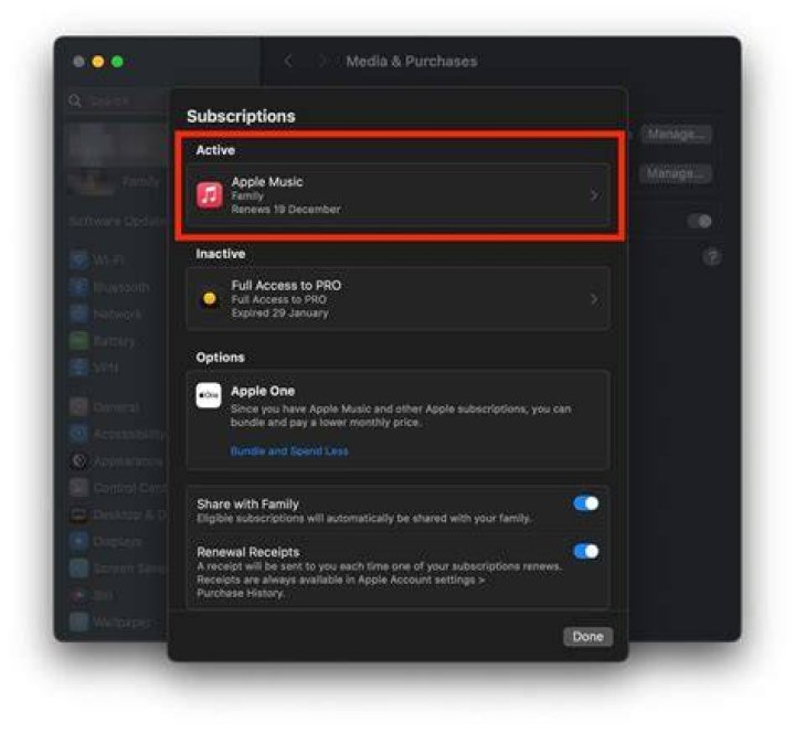 Click Cancel Subscription