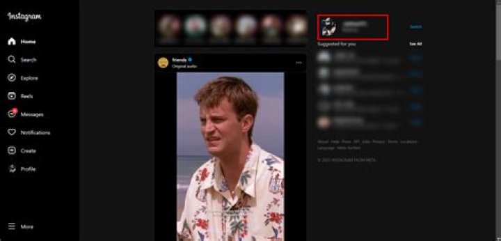 Click on your Profile tab in the corner