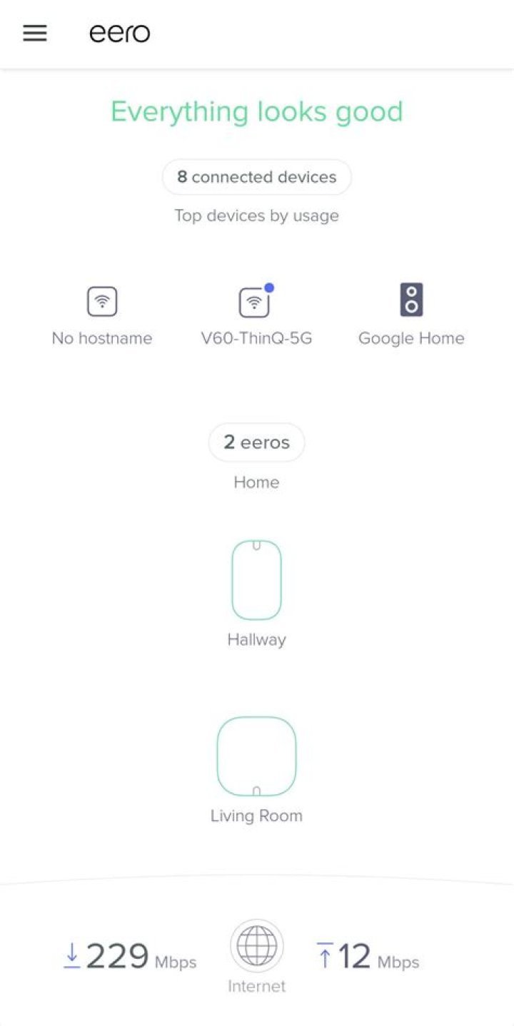 Eero Pro App Interface