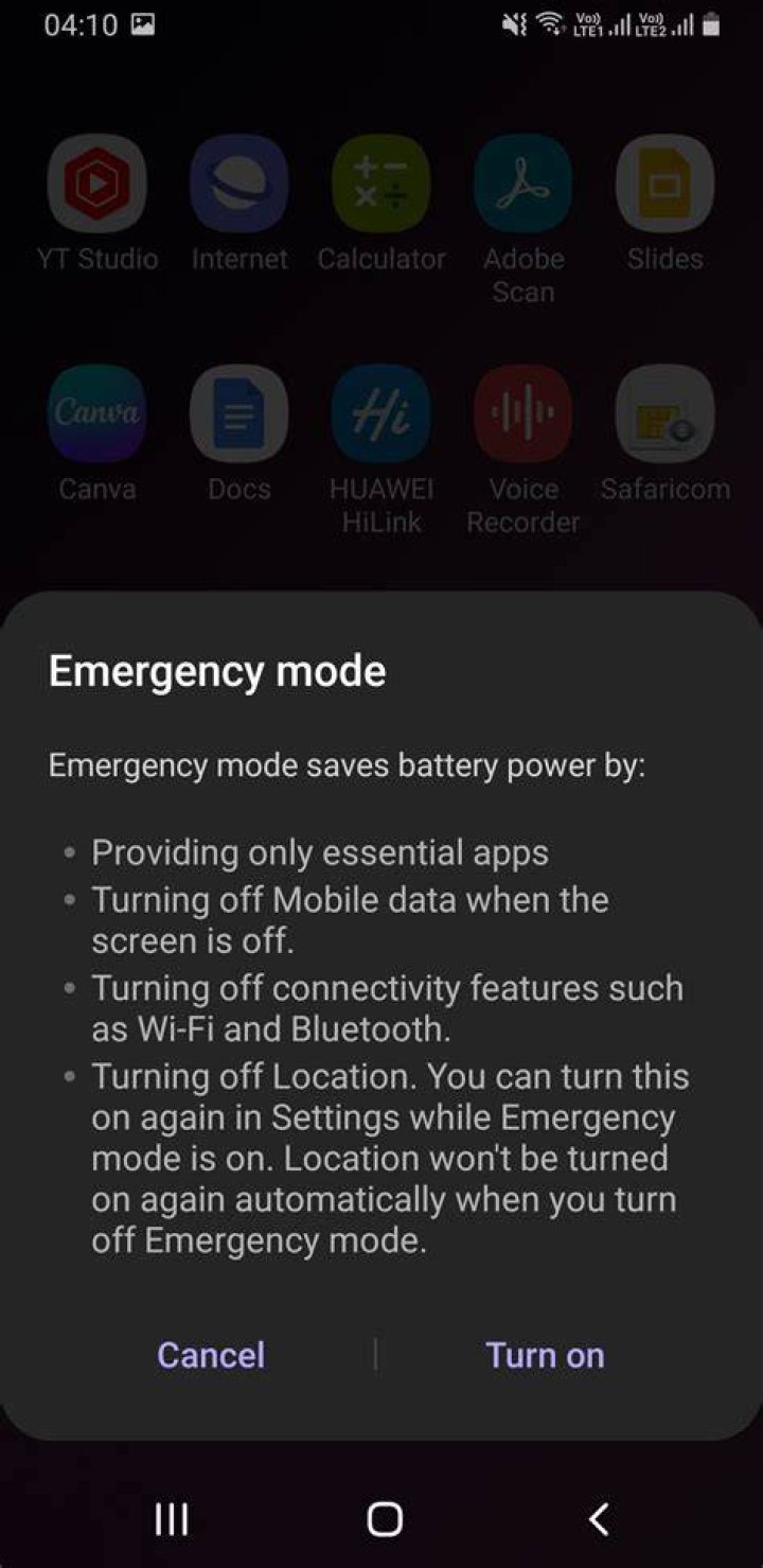 Emergency Mode