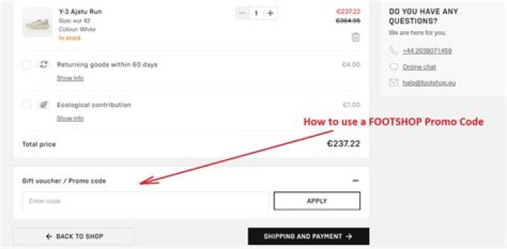 Footshop Discount Code