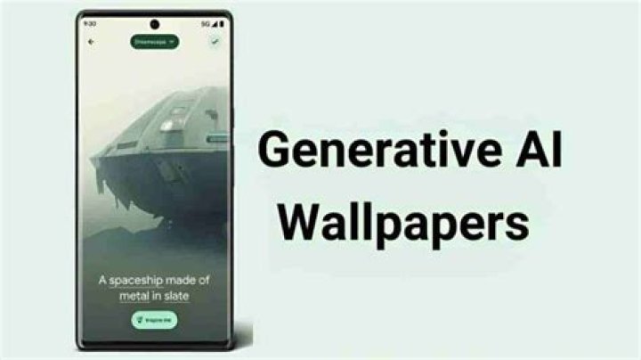 Generative AI wallpapers on Pixel Fold