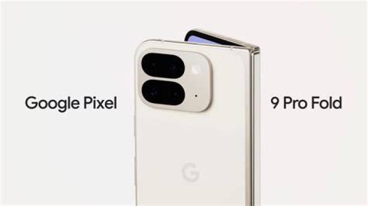 Google Pixel Fold in-hand open