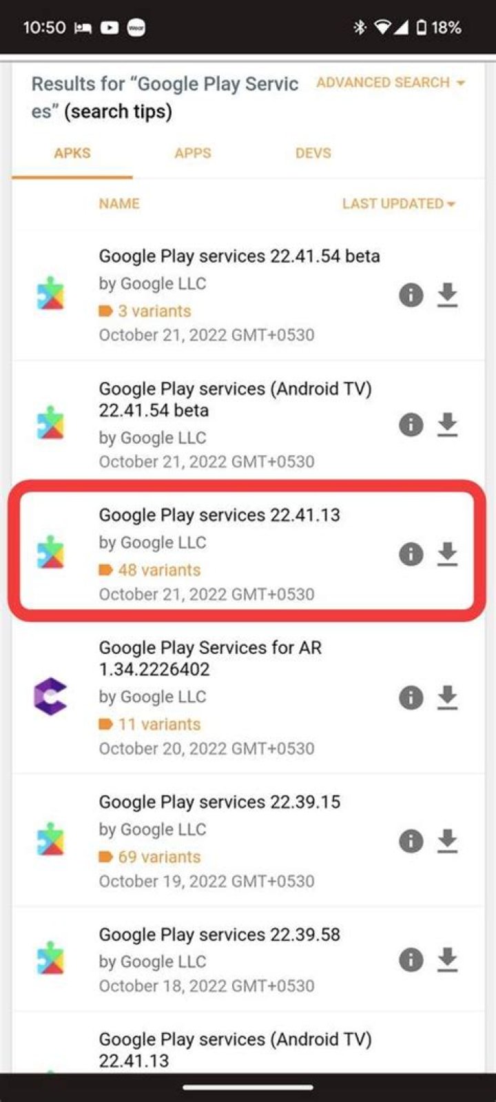 Google Play Services App