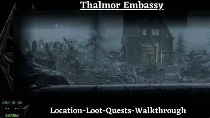 How do I beat Thalmor Embassy without weapons?