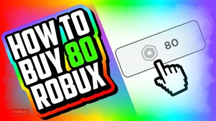 How do I get 80 Robux?