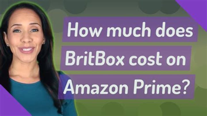 How much does BritBox cost on Amazon?