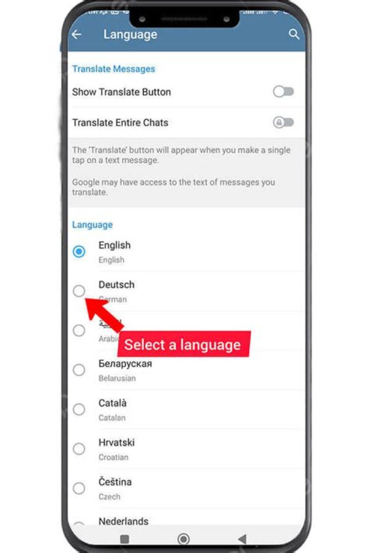 How To Change Telegram Chat Background Theme Step 1