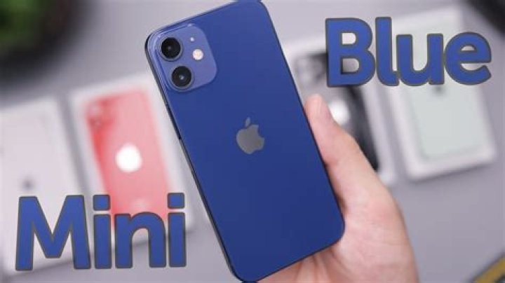 iPhone 12 mini in blue