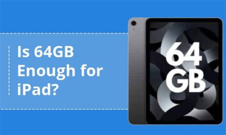 Is 64GB enough for iPad?