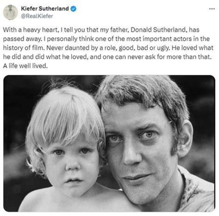 Kiefer Sutherland What I've Learned... by Richard Luck