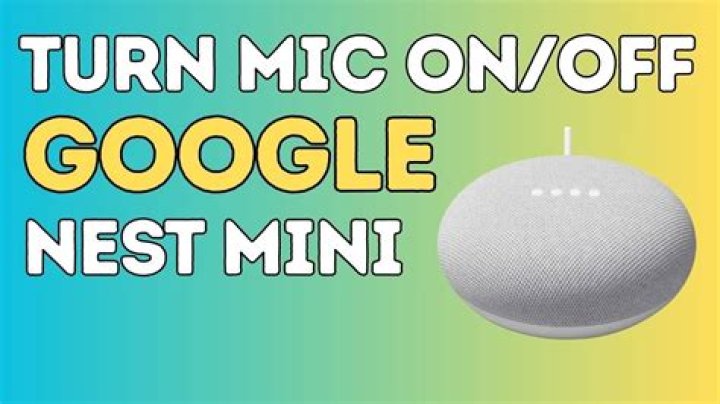 Nest Audio mic off switch