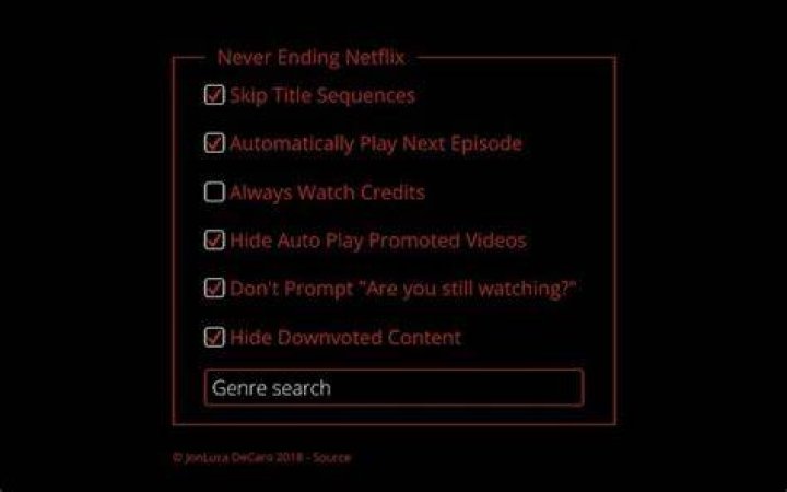 Never Ending Netflix App