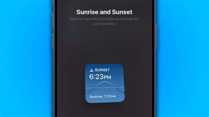 Next Widgets Sunset