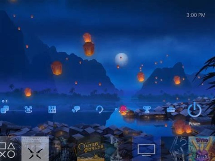 Ps4 Homescreen Power