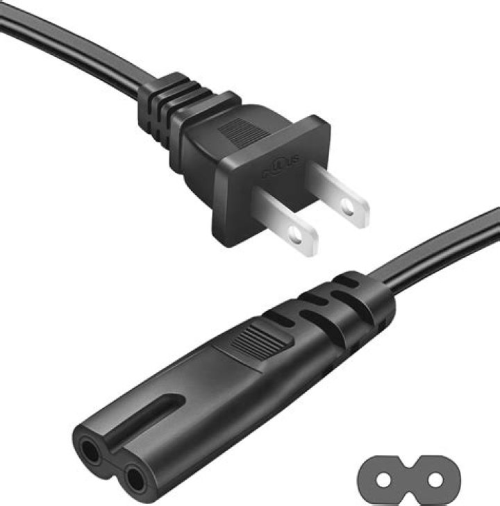 PS4 power cable plugged in