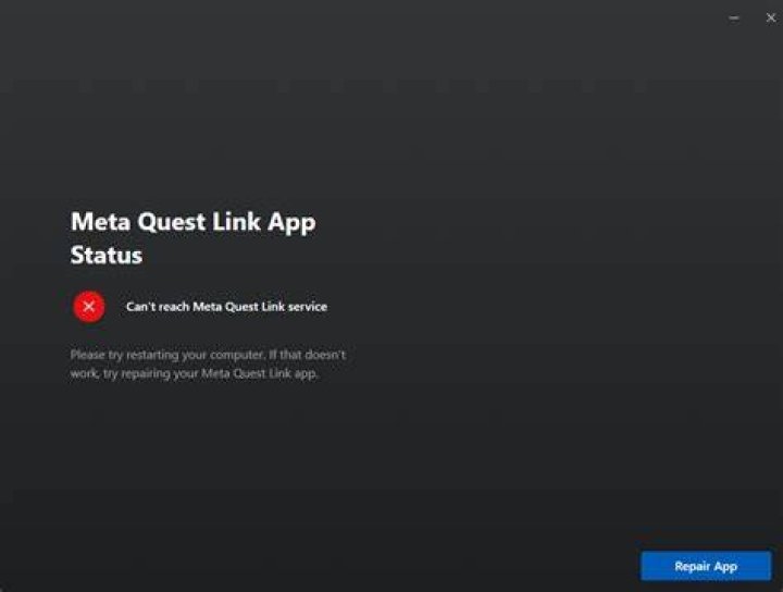 Quest Link Fail