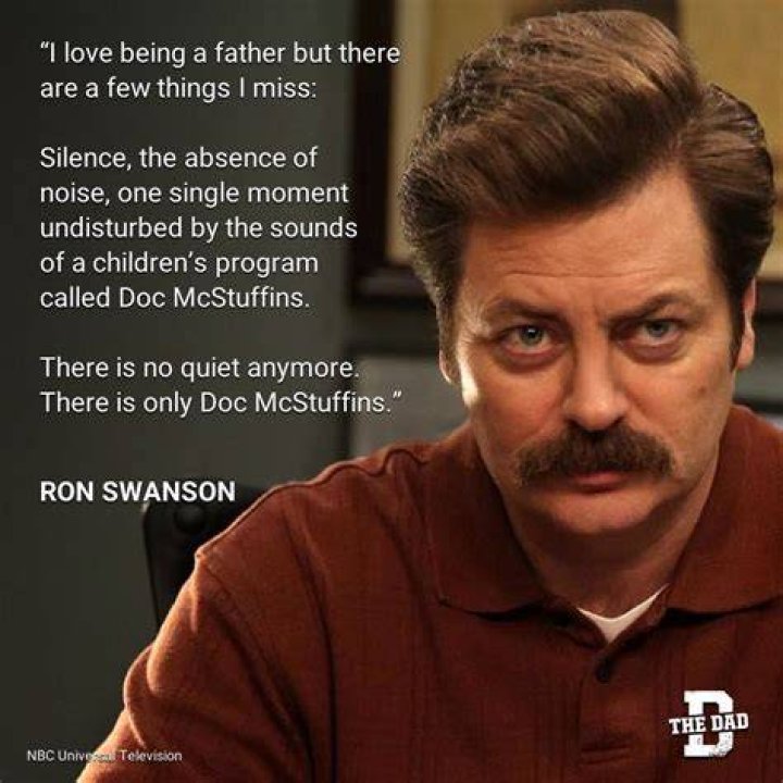 ron swanson doc mcstuffins quote