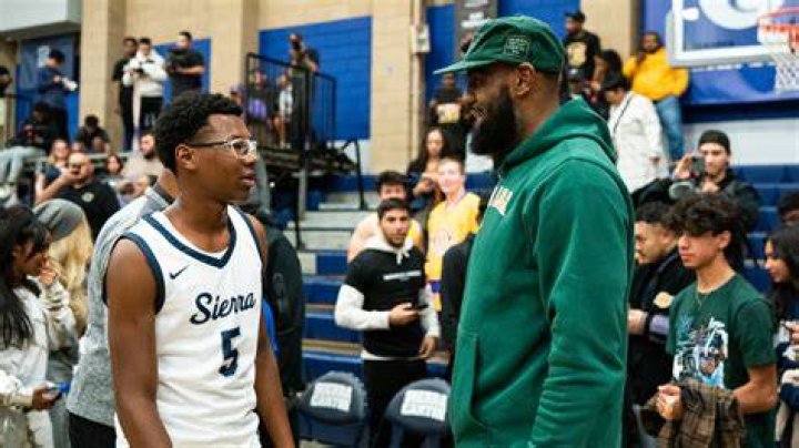 Scouting LeBron James' Son, Bronny James Height, Weight, Age, Stats
