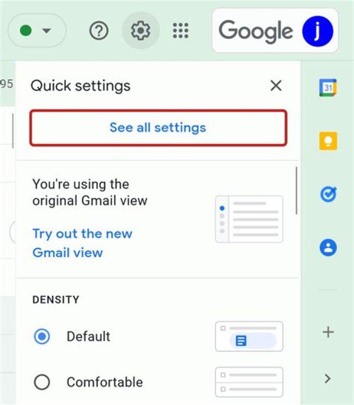 See All Settings Gmail Chromebook
