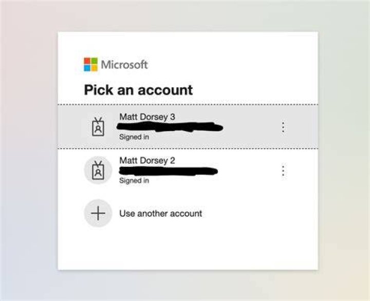 Select Account