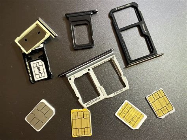 SIM cards and trays