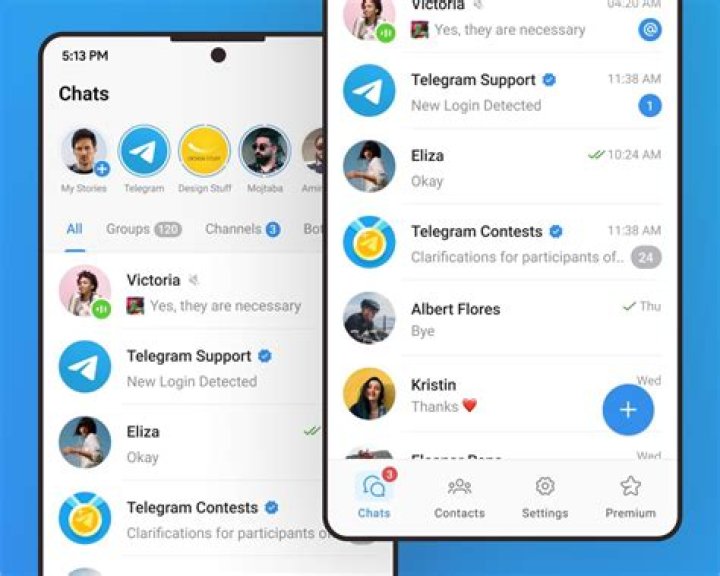 Telegram Interface Screenshot