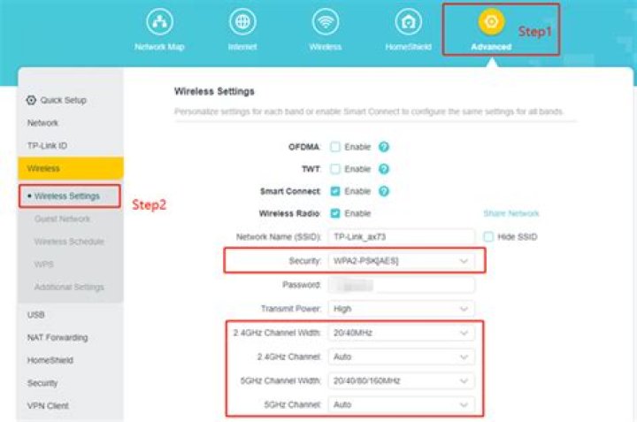 TP-Link Web Settings Home