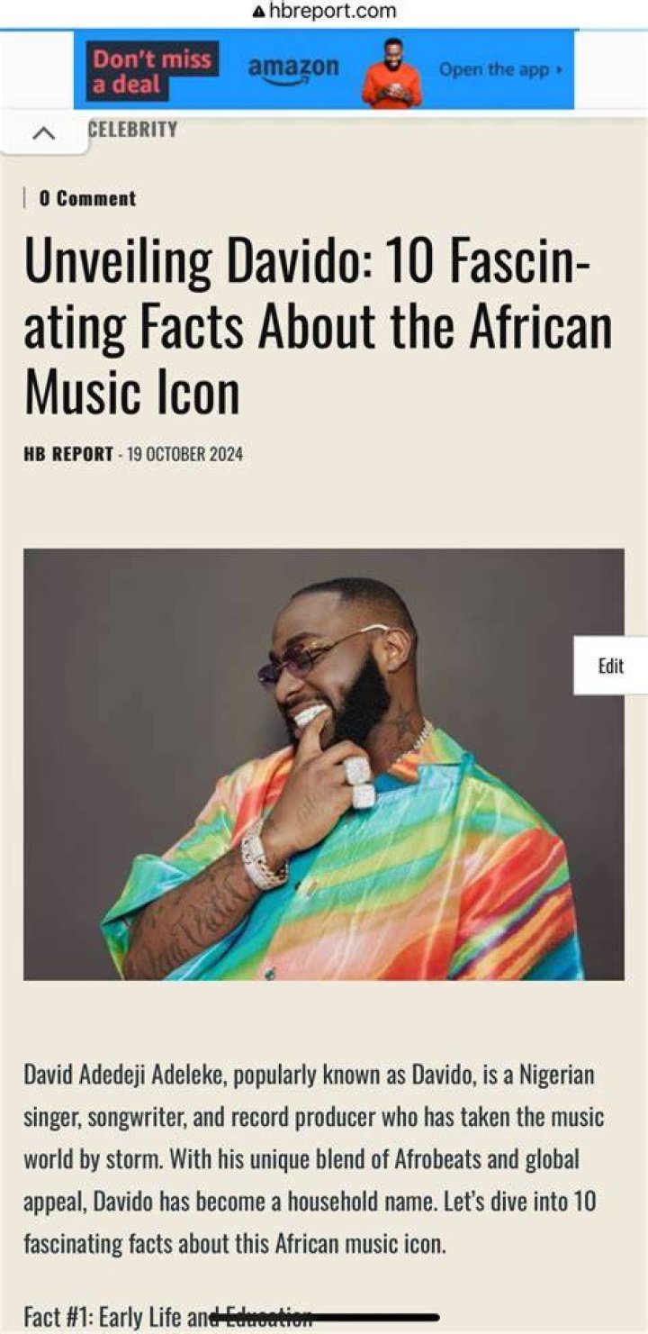 Unveiling Davido's Financial Empire Net Worth Davido 2024