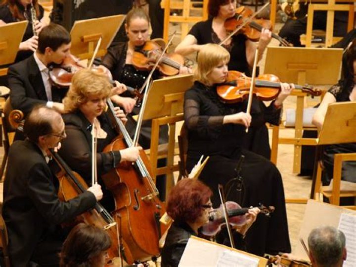 violin orchestra performance