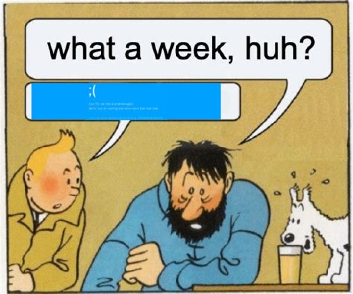 What a week, huh? It's Monday.