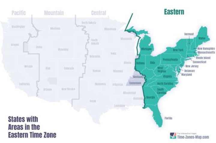 What cities are on Eastern Time?