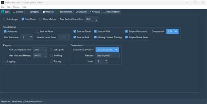 What does BethINI recommended tweaks do?
