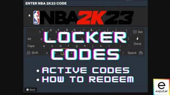 What is a locker code?