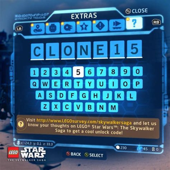 What is the cheat code for Star Wars The Force Unleashed?