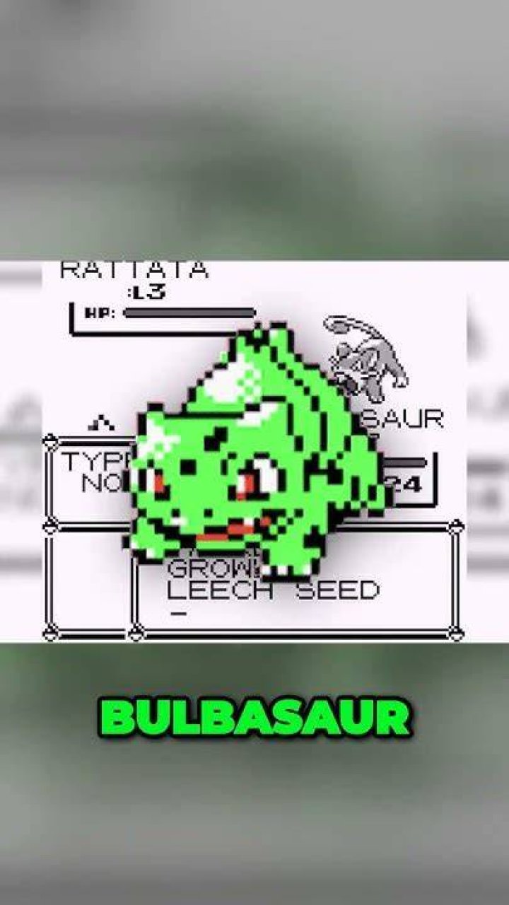 Why Bulbasaur is the best starter?