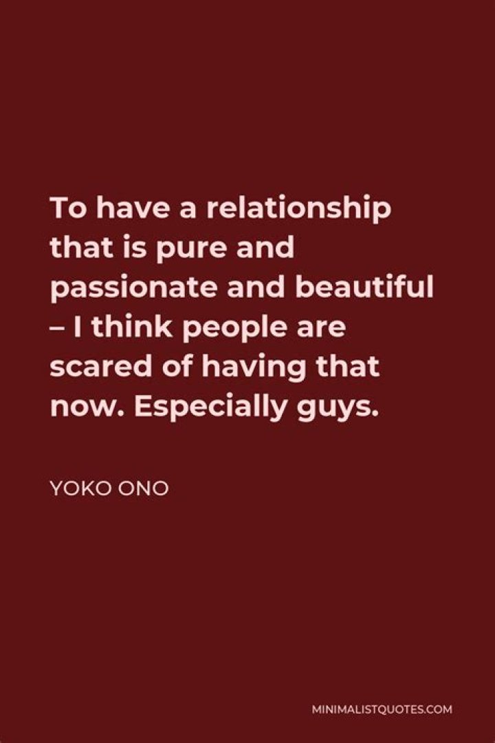 Yoko Ono relationship quote